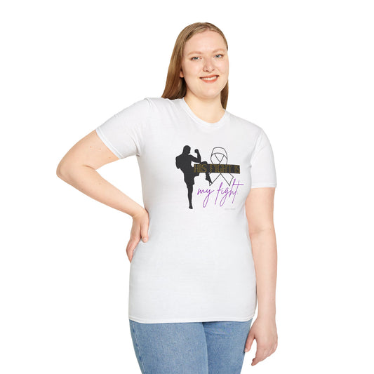 BIZR BAZR - "His fight is my fight." Empowering Fight Against Cancer T-Shirt