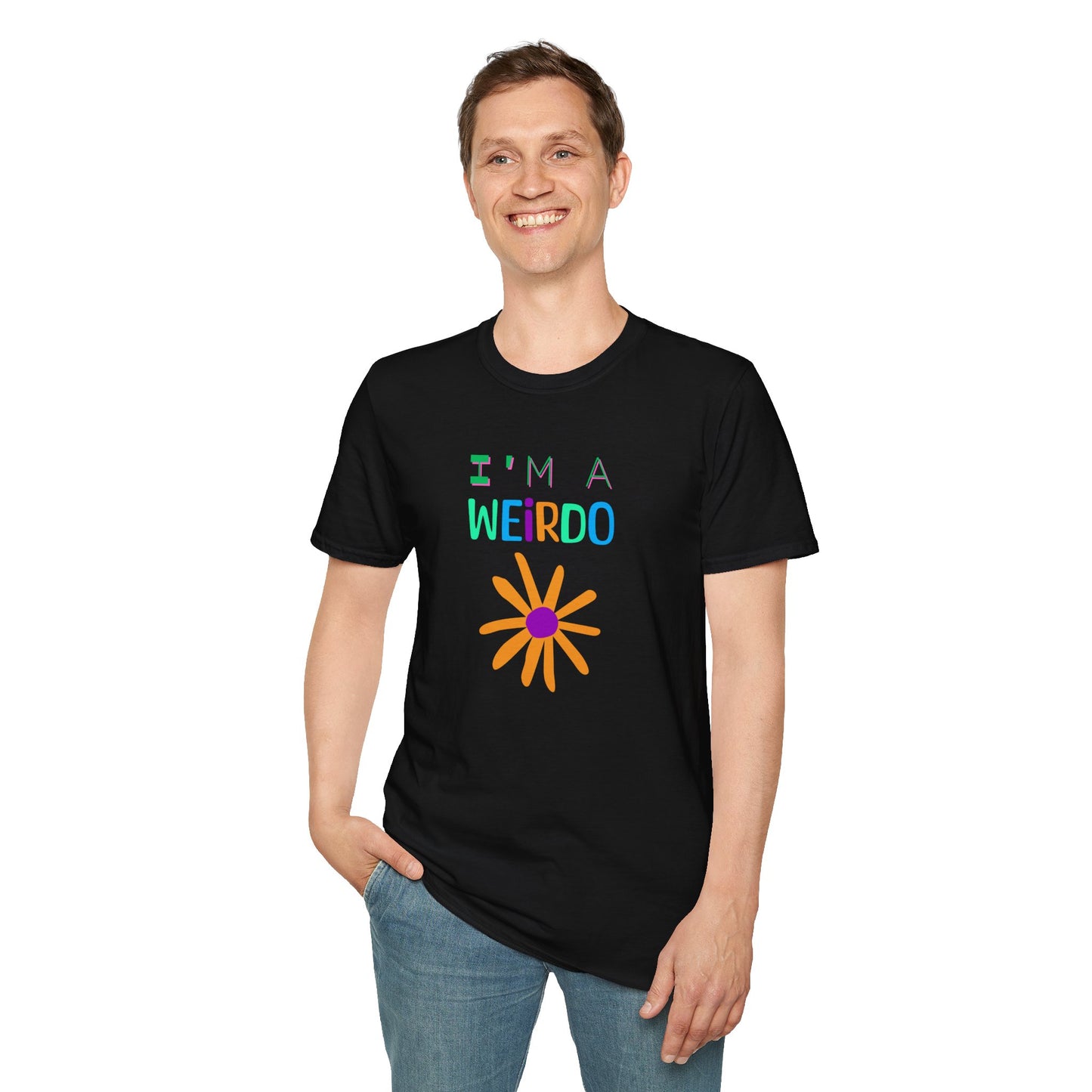 BIZR BAZR 'I'm a Weirdo' Funny Unisex Softstyle T-Shirt