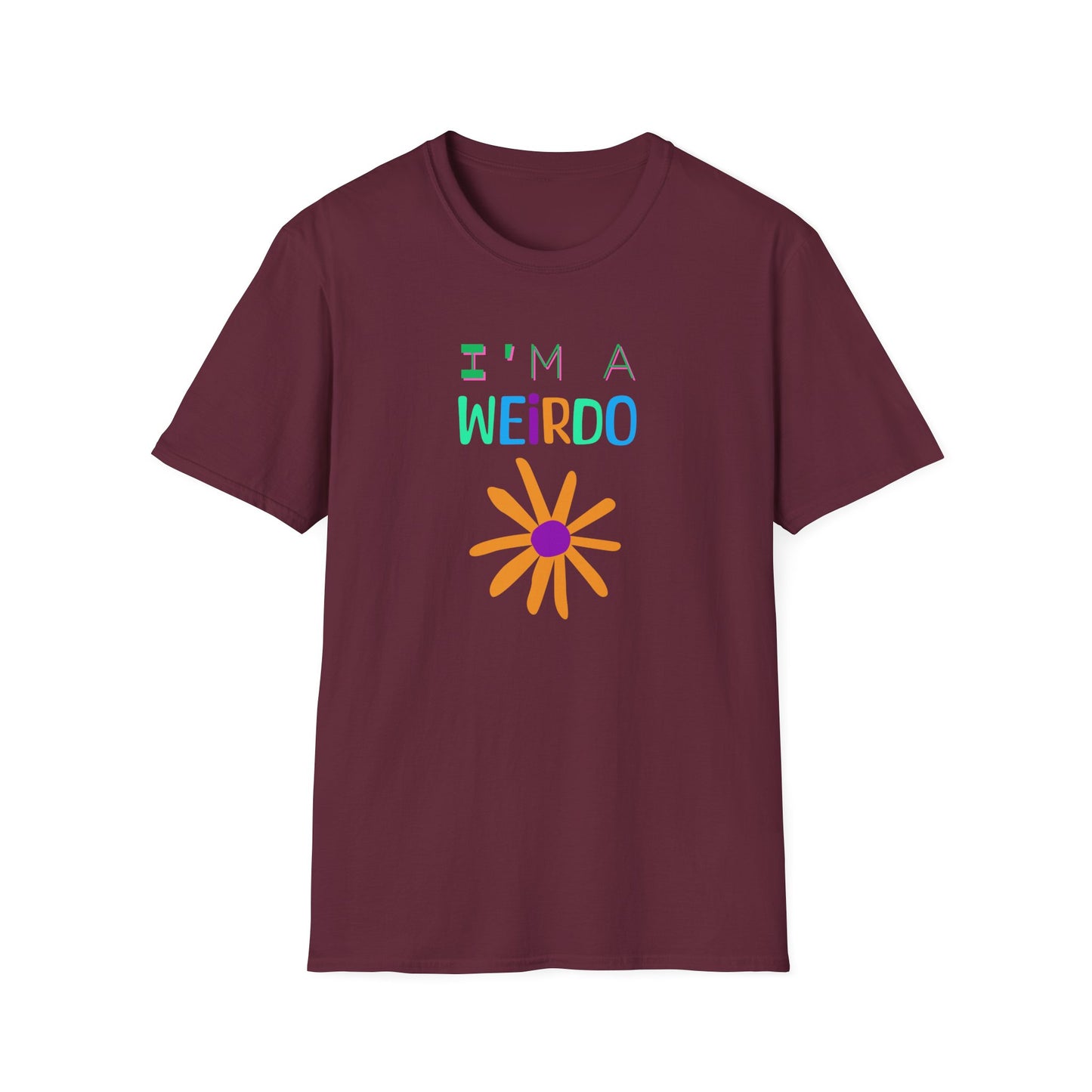 BIZR BAZR 'I'm a Weirdo' Funny Unisex Softstyle T-Shirt