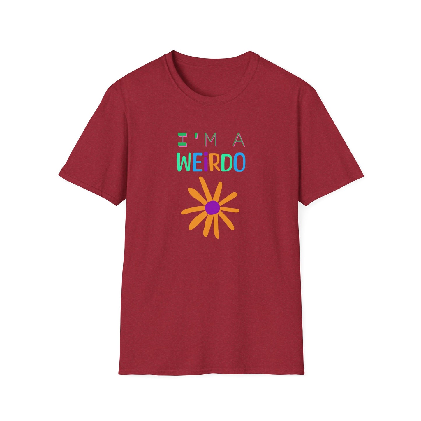 BIZR BAZR 'I'm a Weirdo' Funny Unisex Softstyle T-Shirt