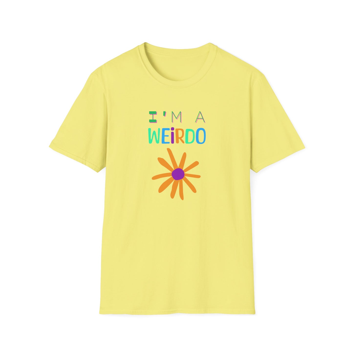 BIZR BAZR 'I'm a Weirdo' Funny Unisex Softstyle T-Shirt