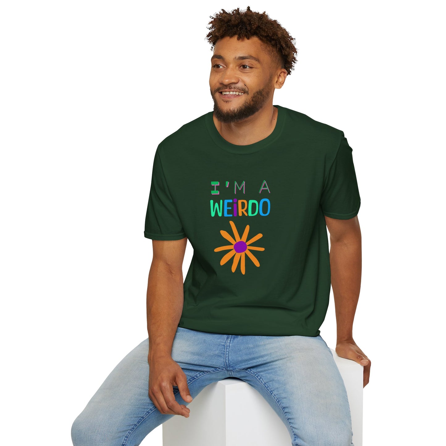 BIZR BAZR 'I'm a Weirdo' Funny Unisex Softstyle T-Shirt