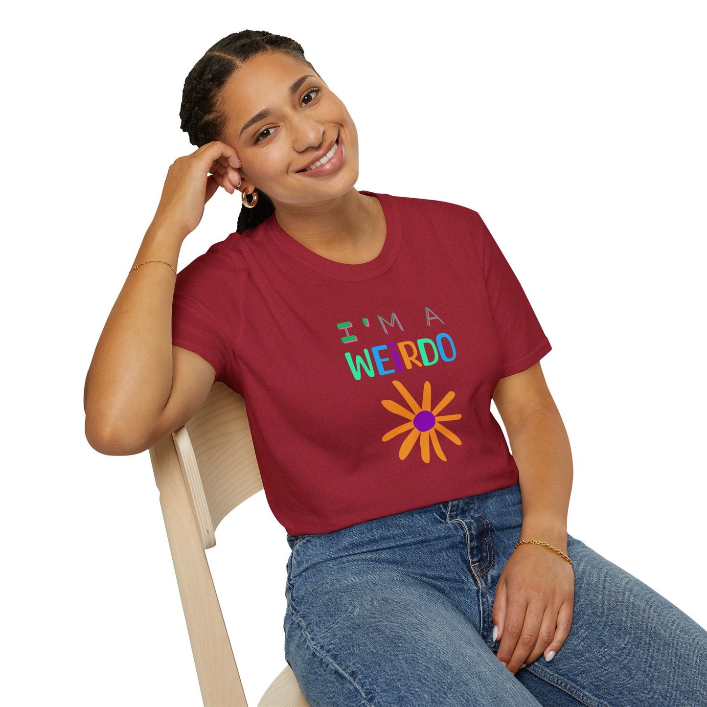 BIZR BAZR 'I'm a Weirdo' Funny Unisex Softstyle T-Shirt