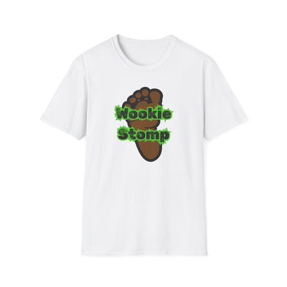 BIZR BAZR - Wookie Stomp T-Shirt, Unisex Graphic Tee, Star Wars Fans Apparel, Funny Casual Shirt, Geeky Gift Idea