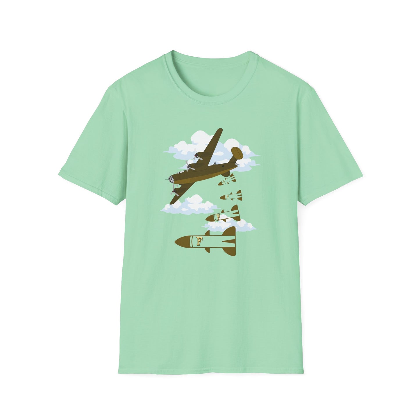 BIZR BAZR - F-Bomb T-Shirt - Perfect for Aviation Lovers, Gifts for Pilots, Casual Wear, Unisex Graphic Tee