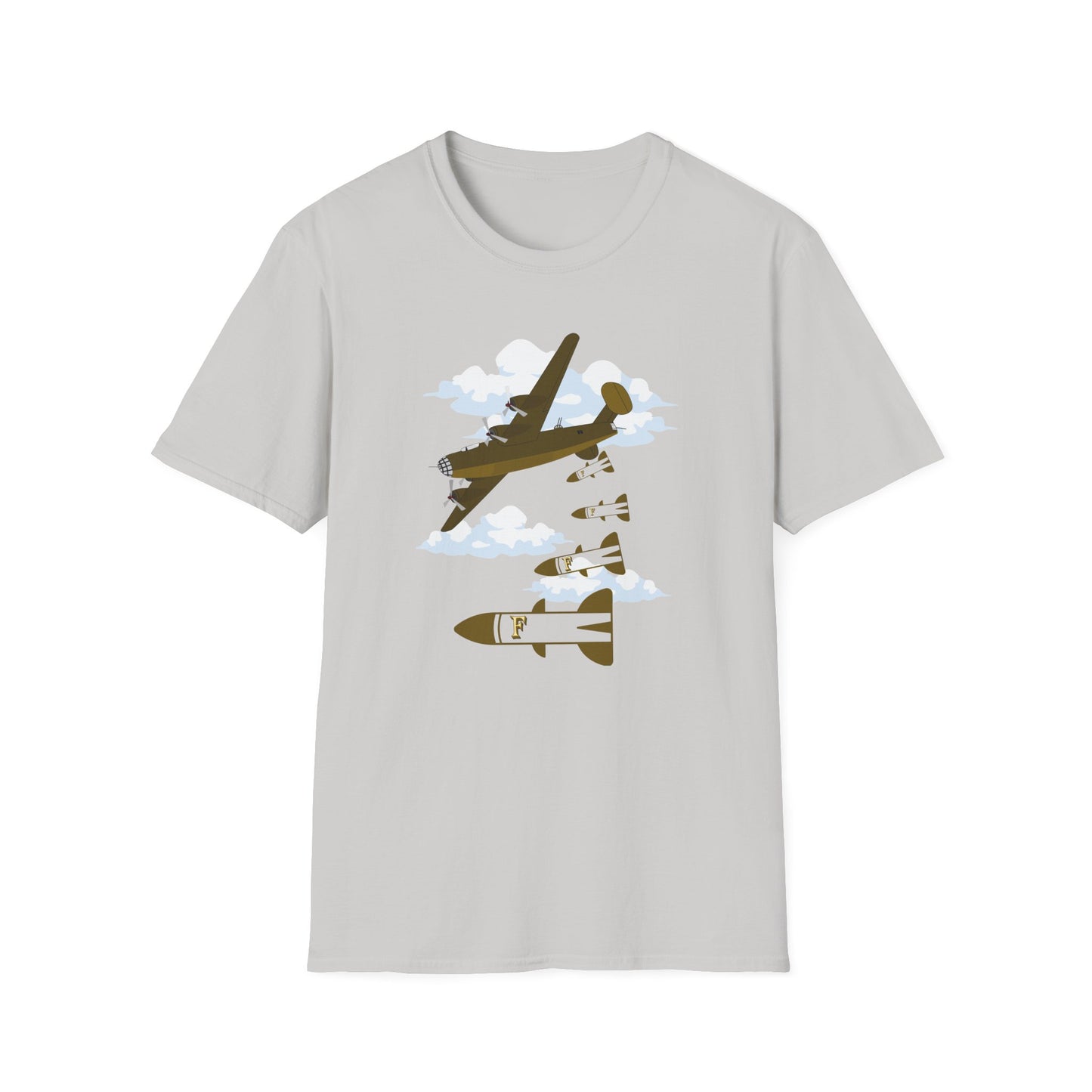 BIZR BAZR - F-Bomb T-Shirt - Perfect for Aviation Lovers, Gifts for Pilots, Casual Wear, Unisex Graphic Tee