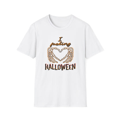 BIZR BAZR - I Fucking Love Halloween T-Shirt, Unisex Tee, Funny Halloween Shirt, Spooky Season Apparel, Fall Fashion, Gift for Halloween Enthusiasts