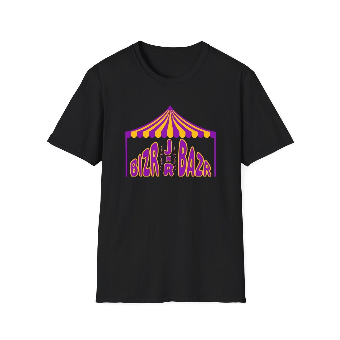 JR BIZR BAZR Tent Logo Unisex Softstyle T-Shirt