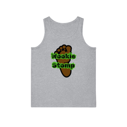 BIZR BAZR - Wookie Stomp Tank Top, Funny Geek Shirt, Unisex Tank, Gift for Him/Her, Summer Casual Wear, Sci-Fi Party Top