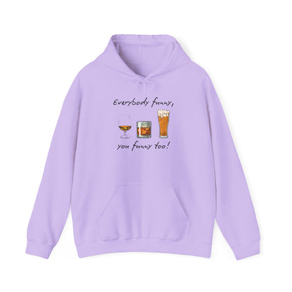 BIZR BAZR - George Funny Drink Themed Unisex Hoodie, Cozy Sweatshirt
