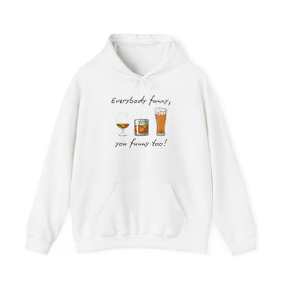 BIZR BAZR - George Funny Drink Themed Unisex Hoodie, Cozy Sweatshirt