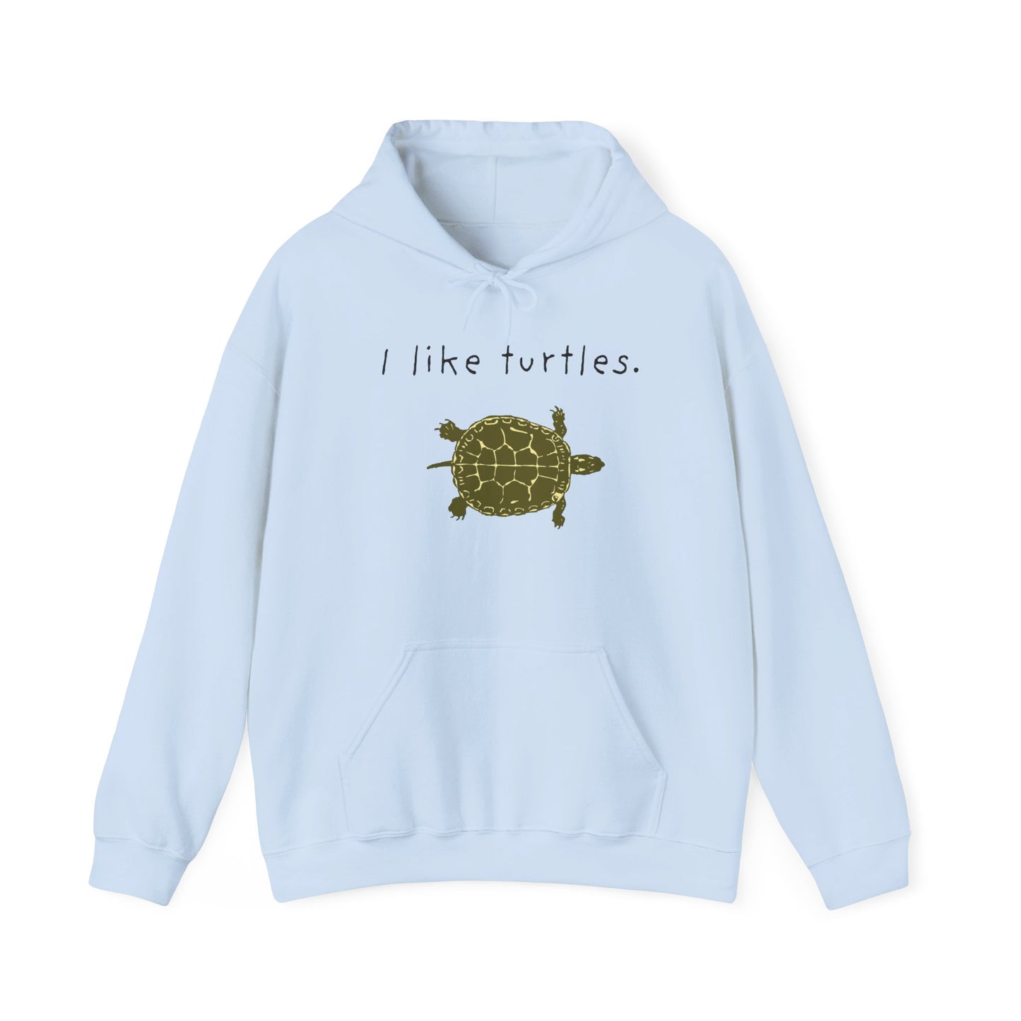 BIZR BAZR I Like Turtles Hoodie - Unisex Heavy Blend Sweatshirt