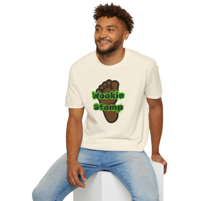 BIZR BAZR - Wookie Stomp T-Shirt, Unisex Graphic Tee, Star Wars Fans Apparel, Funny Casual Shirt, Geeky Gift Idea