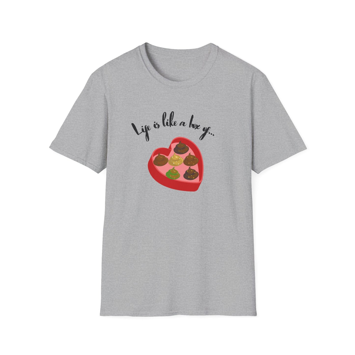 BIZR BAZR Life is Like a Box of... Unisex Softstyle T-Shirt