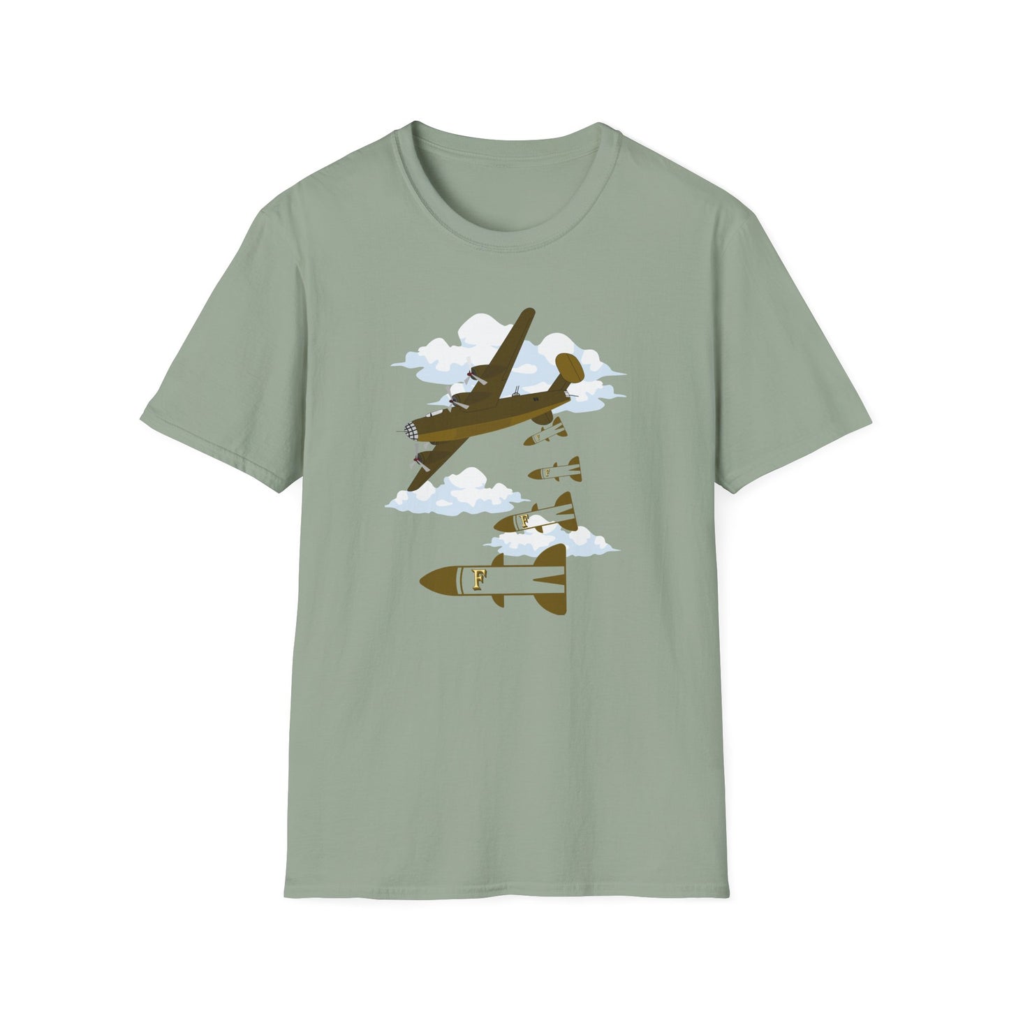 BIZR BAZR - F-Bomb T-Shirt - Perfect for Aviation Lovers, Gifts for Pilots, Casual Wear, Unisex Graphic Tee