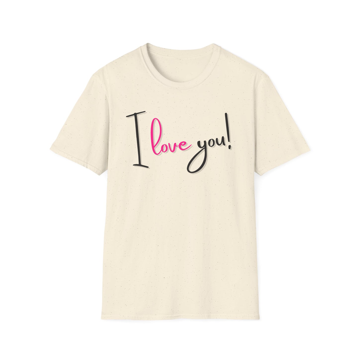 BIZR BAZR - Unisex "I Love You" T-Shirt | Cute Casual Tee, Gift for Her, Valentine's Day, Anniversary, Everyday Wear