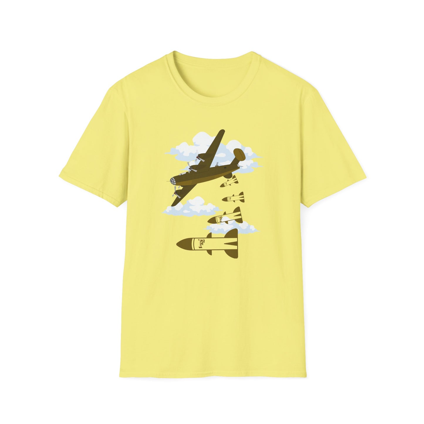 BIZR BAZR - F-Bomb T-Shirt - Perfect for Aviation Lovers, Gifts for Pilots, Casual Wear, Unisex Graphic Tee