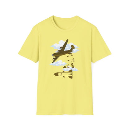BIZR BAZR - F-Bomb T-Shirt - Perfect for Aviation Lovers, Gifts for Pilots, Casual Wear, Unisex Graphic Tee