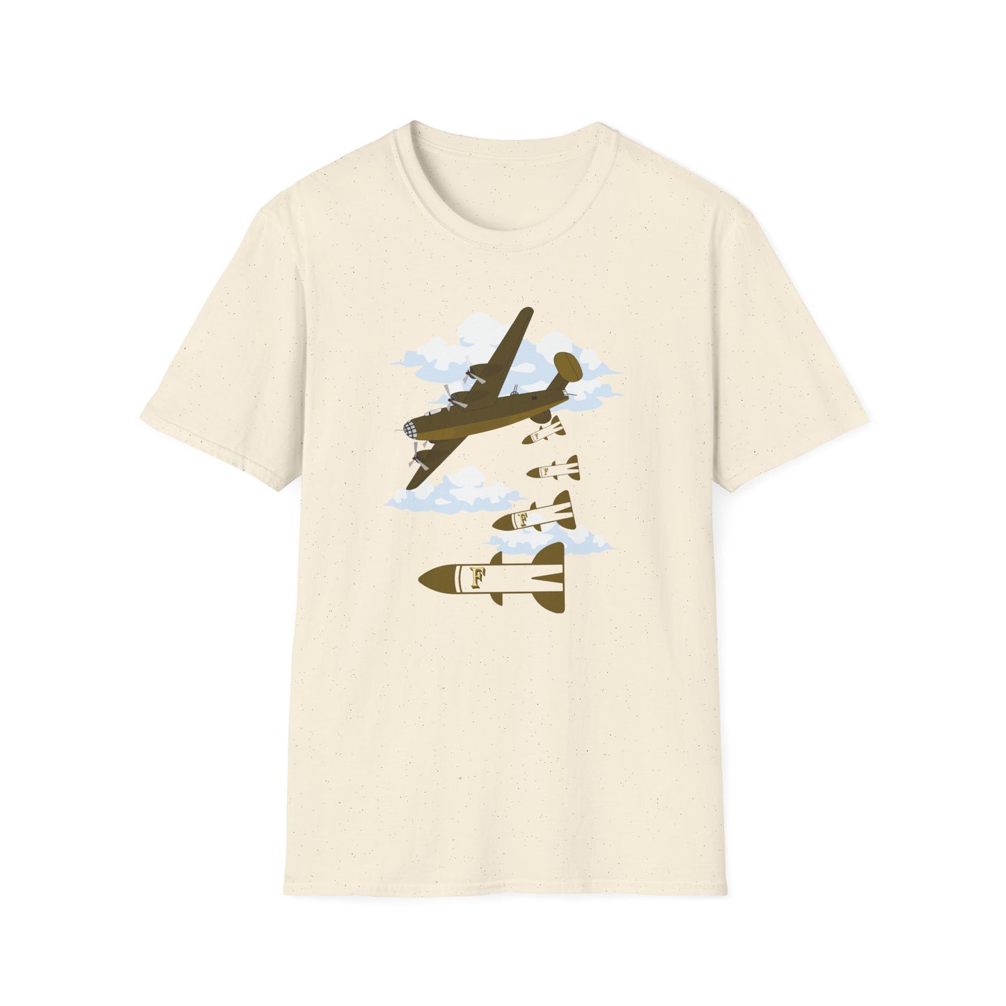 BIZR BAZR - F-Bomb T-Shirt - Perfect for Aviation Lovers, Gifts for Pilots, Casual Wear, Unisex Graphic Tee