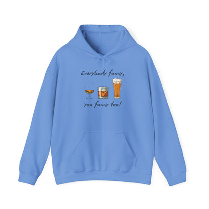 BIZR BAZR - George Funny Drink Themed Unisex Hoodie, Cozy Sweatshirt