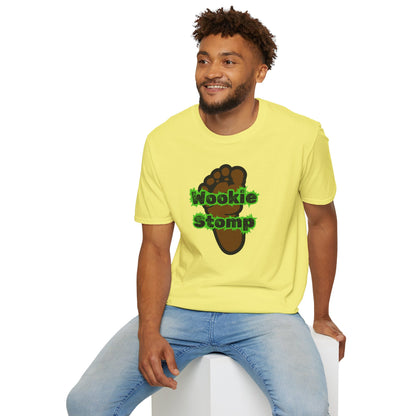 BIZR BAZR - Wookie Stomp T-Shirt, Unisex Graphic Tee, Star Wars Fans Apparel, Funny Casual Shirt, Geeky Gift Idea