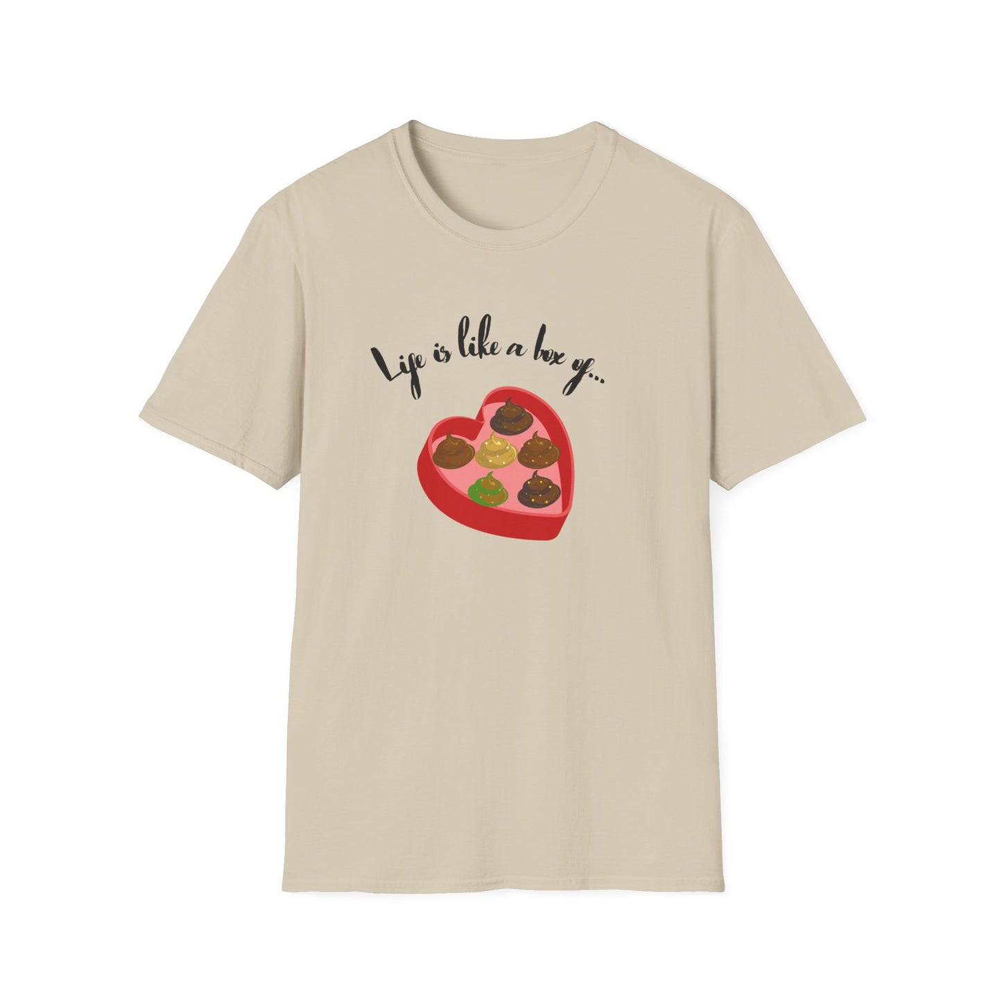 BIZR BAZR Life is Like a Box of... Unisex Softstyle T-Shirt