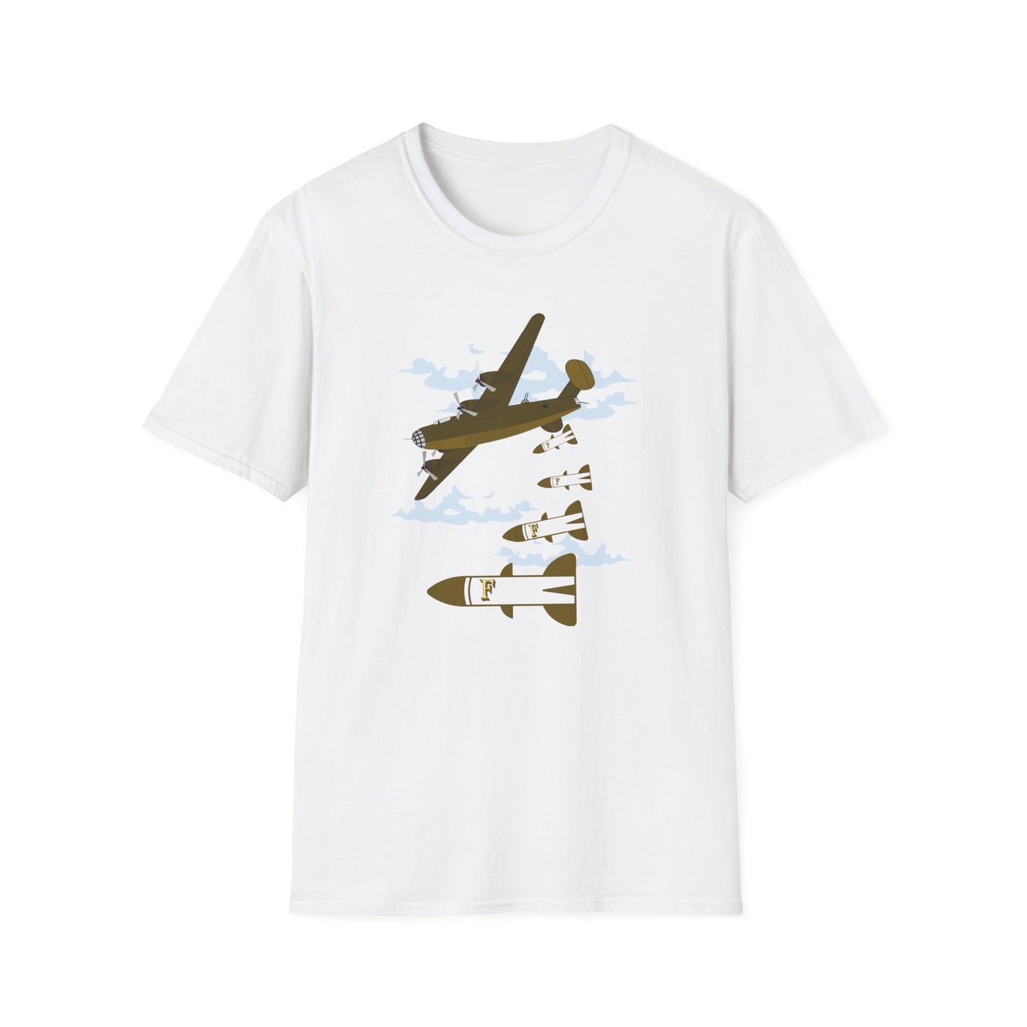 BIZR BAZR - F-Bomb T-Shirt - Perfect for Aviation Lovers, Gifts for Pilots, Casual Wear, Unisex Graphic Tee