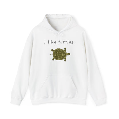 BIZR BAZR I Like Turtles Hoodie - Unisex Heavy Blend Sweatshirt