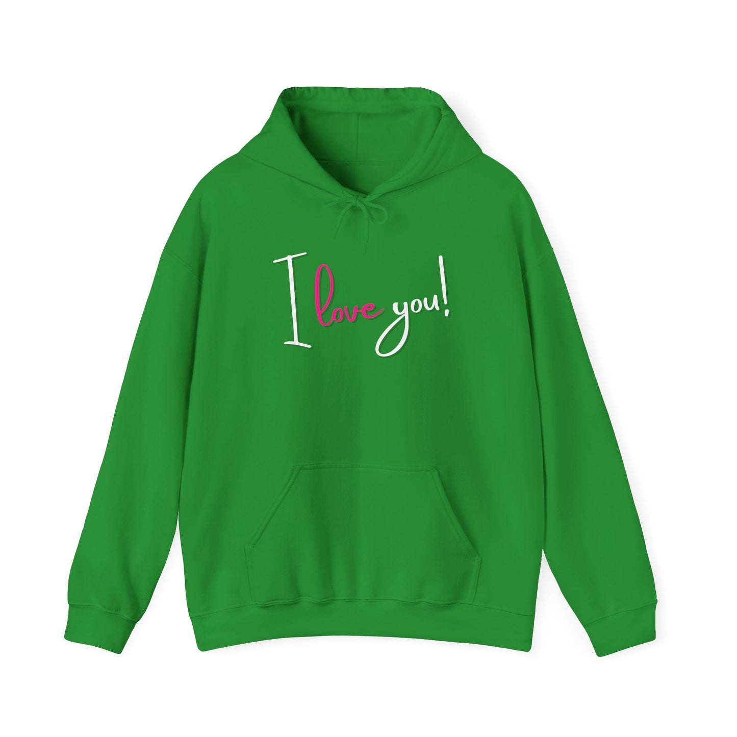 BIZR BAZR - "I Love You" Cozy Love Sweatshirt, Romantic Apparel, Valentine's Day Hoodie, Couple's Outfit, Best Friend Gift