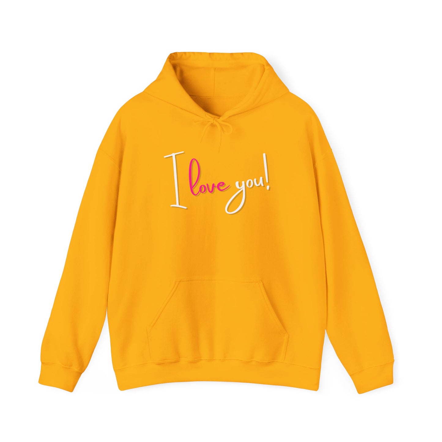 BIZR BAZR - "I Love You" Cozy Love Sweatshirt, Romantic Apparel, Valentine's Day Hoodie, Couple's Outfit, Best Friend Gift