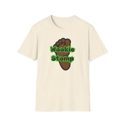 BIZR BAZR - Wookie Stomp T-Shirt, Unisex Graphic Tee, Star Wars Fans Apparel, Funny Casual Shirt, Geeky Gift Idea