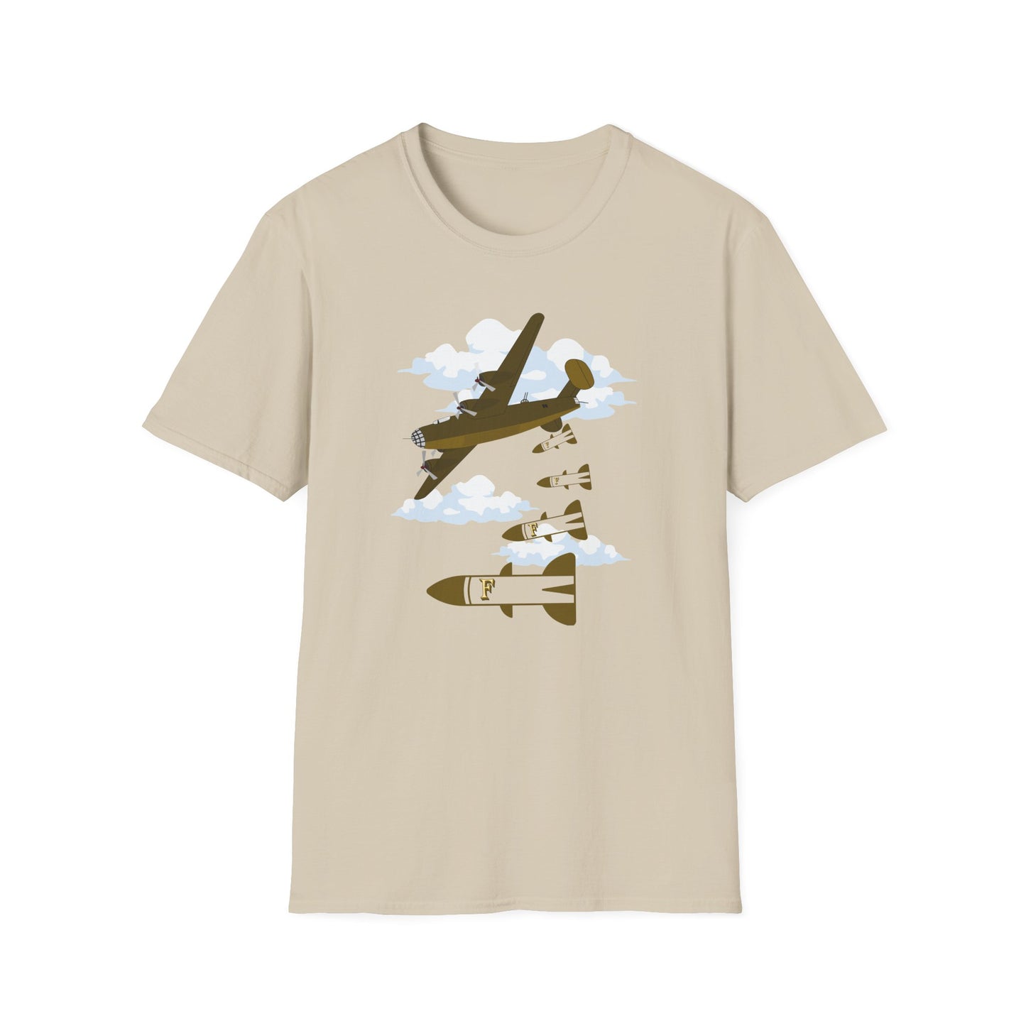 BIZR BAZR - F-Bomb T-Shirt - Perfect for Aviation Lovers, Gifts for Pilots, Casual Wear, Unisex Graphic Tee