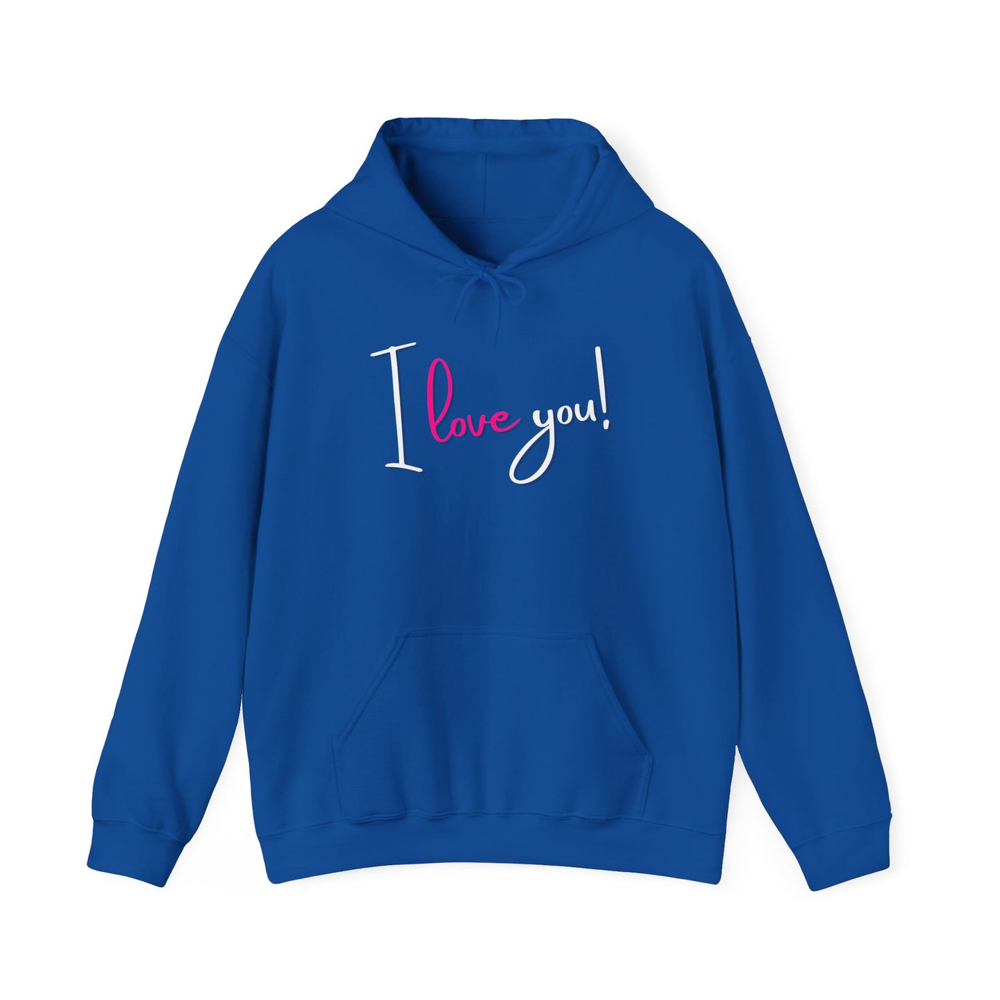 BIZR BAZR - "I Love You" Cozy Love Sweatshirt, Romantic Apparel, Valentine's Day Hoodie, Couple's Outfit, Best Friend Gift