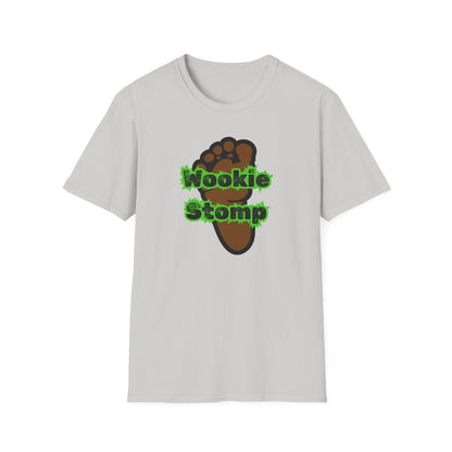 BIZR BAZR - Wookie Stomp T-Shirt, Unisex Graphic Tee, Star Wars Fans Apparel, Funny Casual Shirt, Geeky Gift Idea