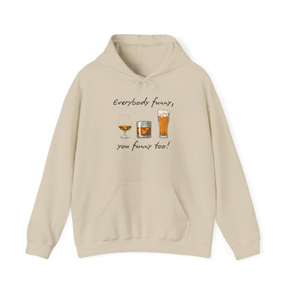 BIZR BAZR - George Funny Drink Themed Unisex Hoodie, Cozy Sweatshirt