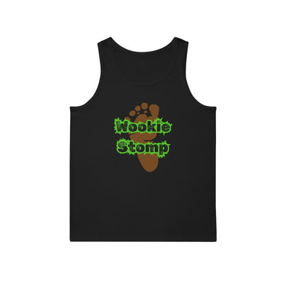 BIZR BAZR - Wookie Stomp Tank Top, Funny Geek Shirt, Unisex Tank, Gift for Him/Her, Summer Casual Wear, Sci-Fi Party Top